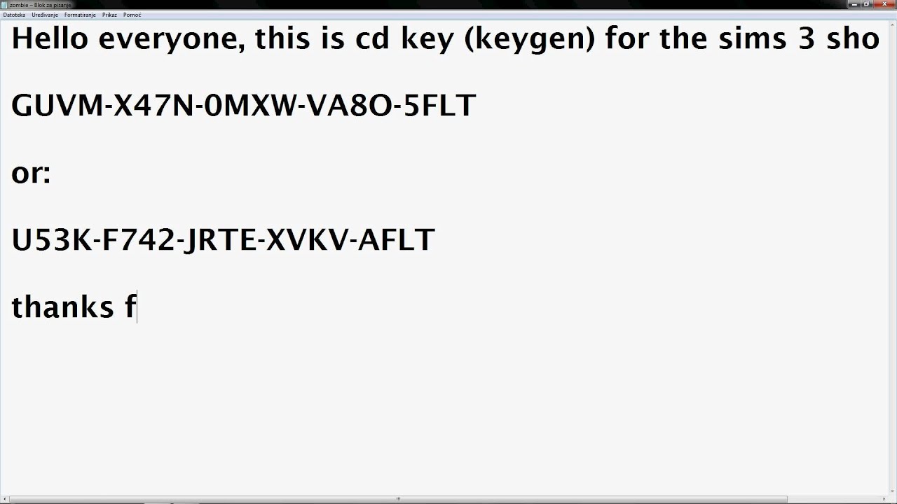 serial key the sims medieval